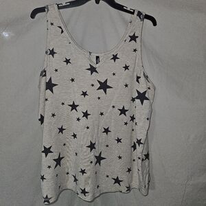 Star-Patterned Women's Tank Top